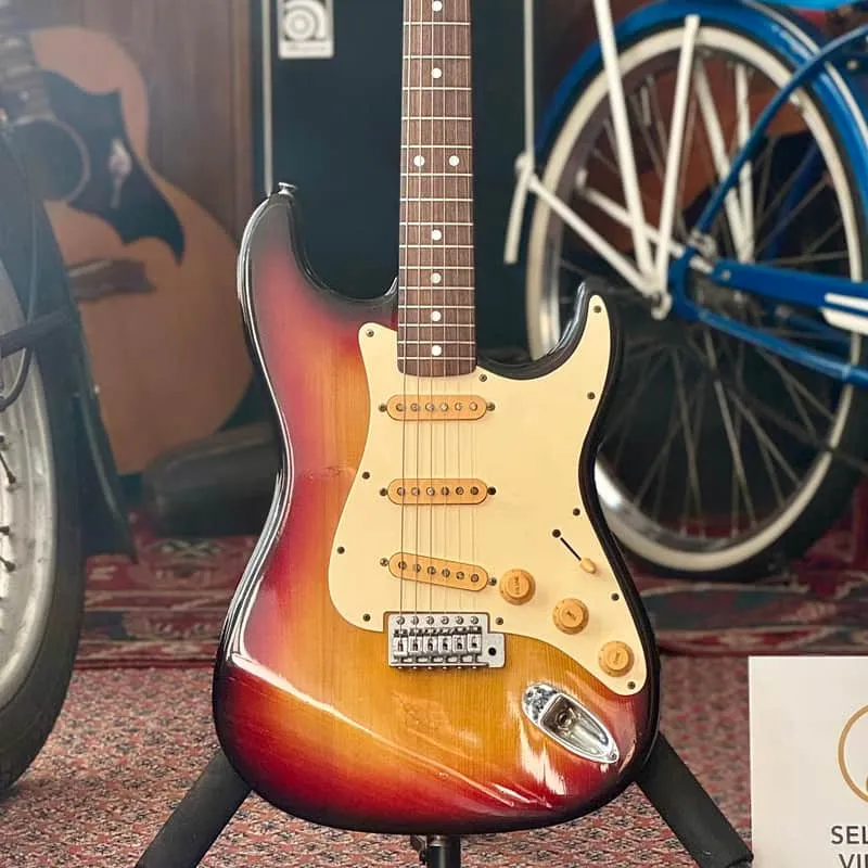 Yamaha SR400S Super R’n’roller – 3-Tone Sunburst, späte 1970er / frühe 1980er