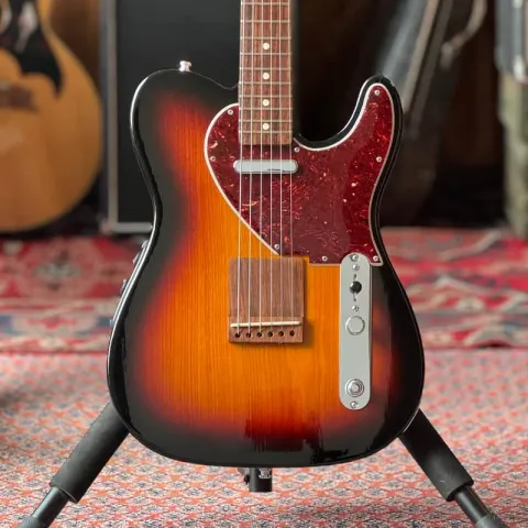 Fender Acoustasonic Tele (2010–2013) – 3-Tone Sunburst, MIM